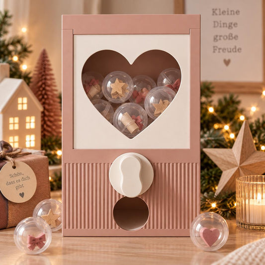 Kapselautomat Adventskalender zum Befüllen | Kapselmaschine mit Kapseln | DIY Adventskalender wiederverwendbar