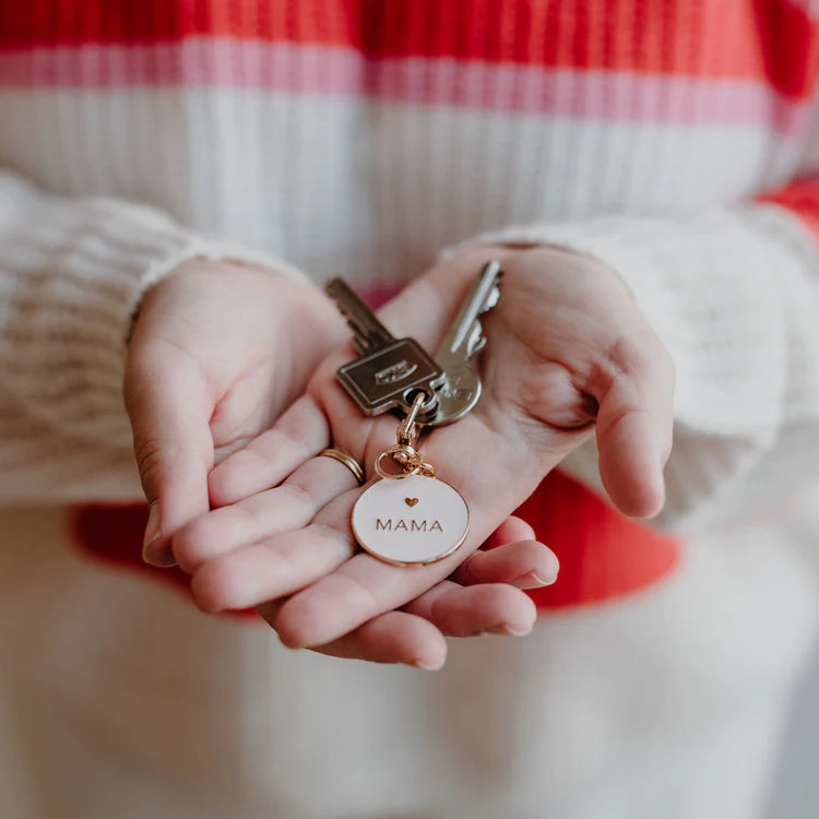 Eulenschnitt - Schlüsselanhänger Mama - Elli by Lena & Lisa
