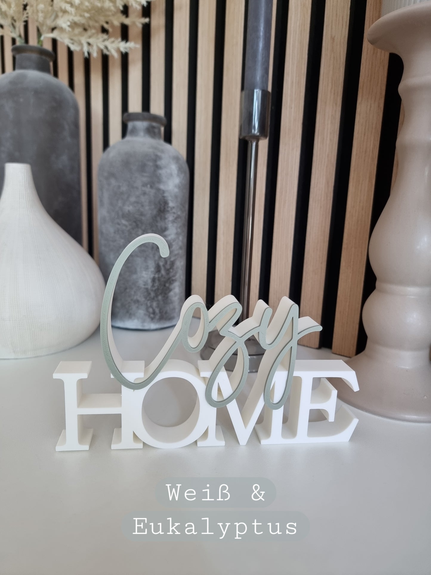 Cozy Home - Deko Aufsteller - 3D-Druck