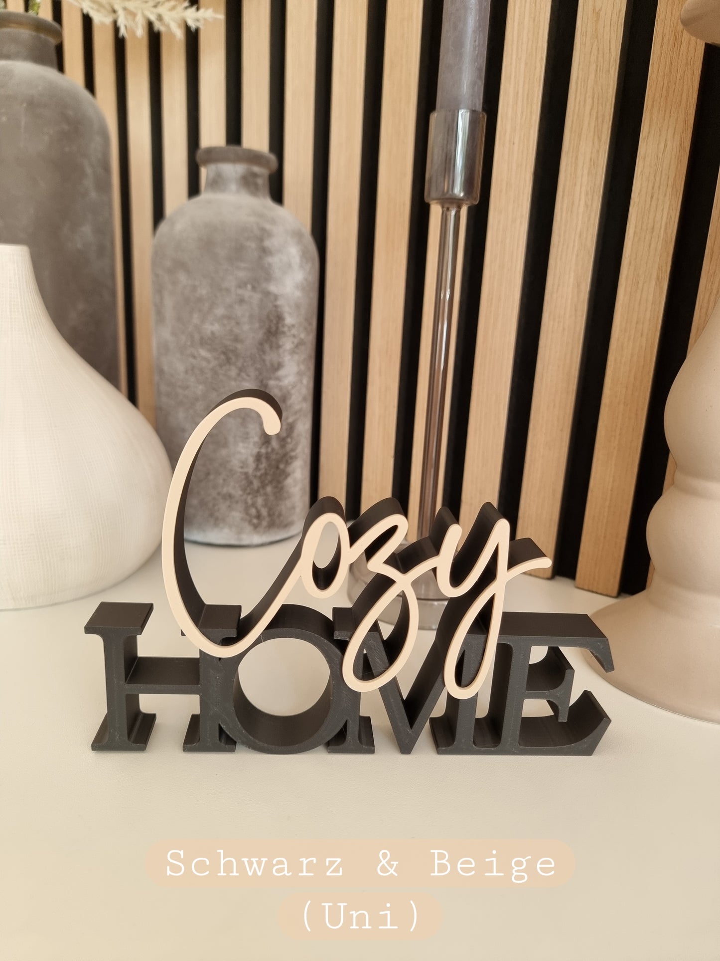 Cozy Home - Deko Aufsteller - 3D-Druck