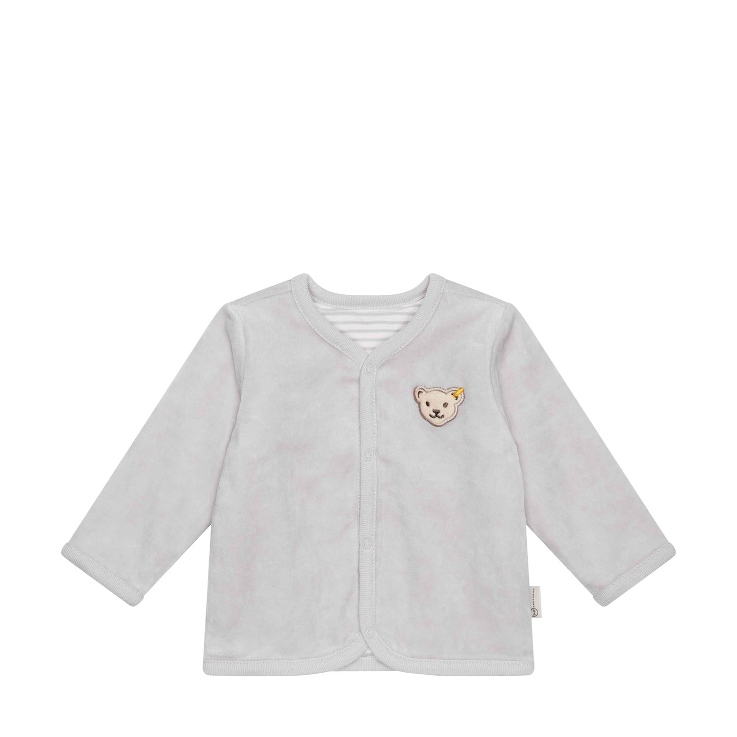 Steiff Wendejacke für Babys – aus GOTS-zertifizierter Bio-Baumwolle, ideal für alle Jahreszeiten und vielseitig tragbar.