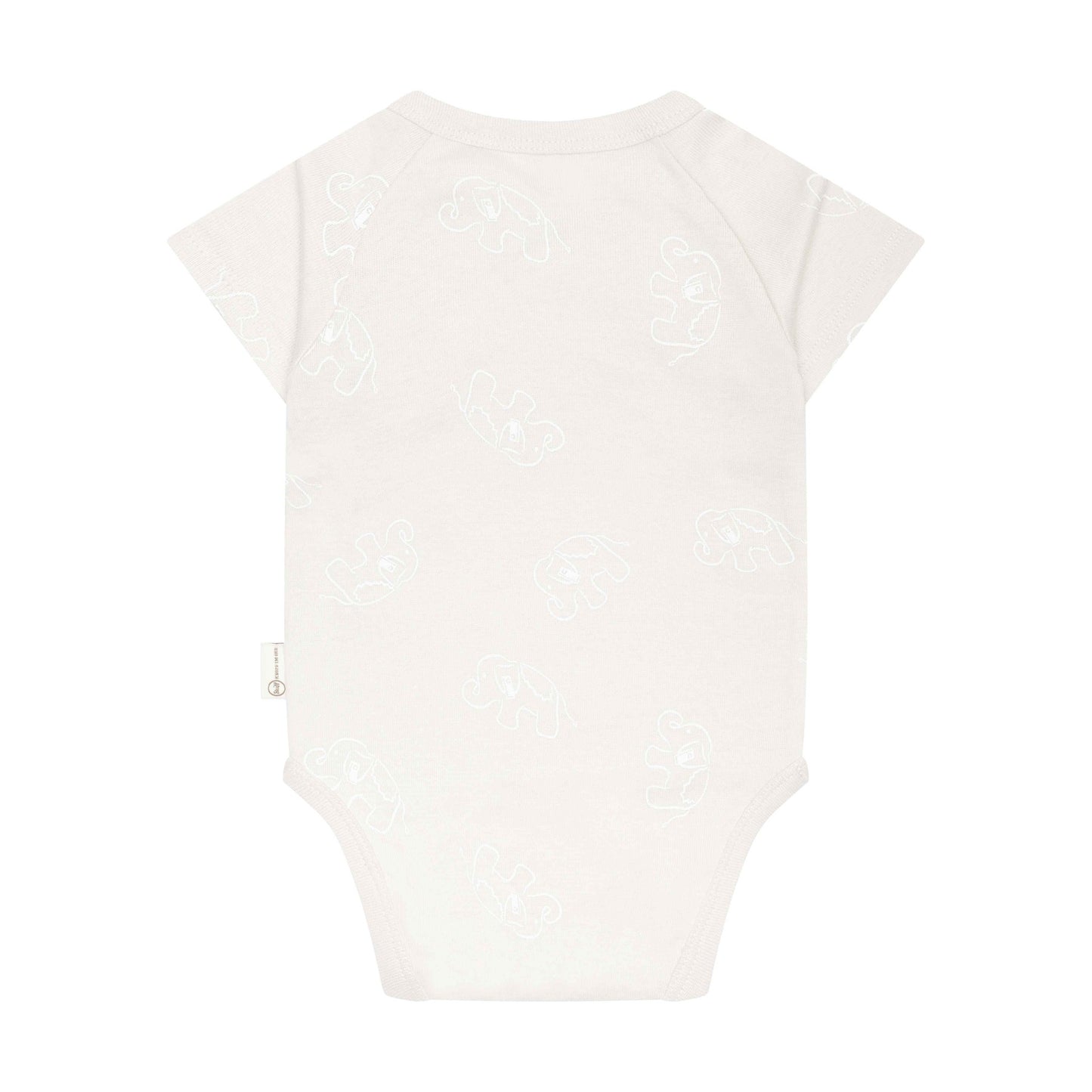 Steiff Wickelbody aus Bio-Baumwolle – GOTS-zertifiziert und besonders hautfreundlich. Der kurzärmelige Wickelbody für Babys sorgt für Bewegungsfreiheit und besteht aus nachhaltigen Materialien.