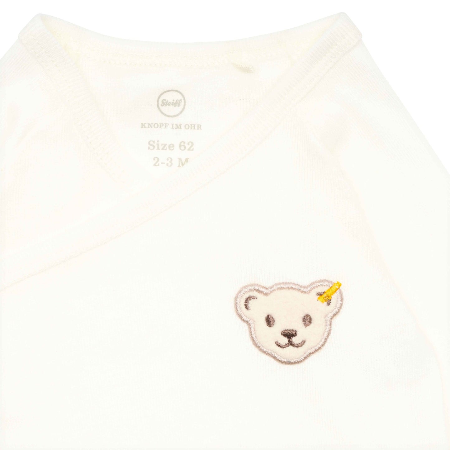 Steiff - Wickelbody langarm GOTS - Cloud Dancer - Elli by Lena & Lisa