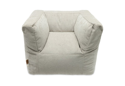 Cord-Kindersessel in Olive Green – passt perfekt in jedes moderne Kinderzimmer.