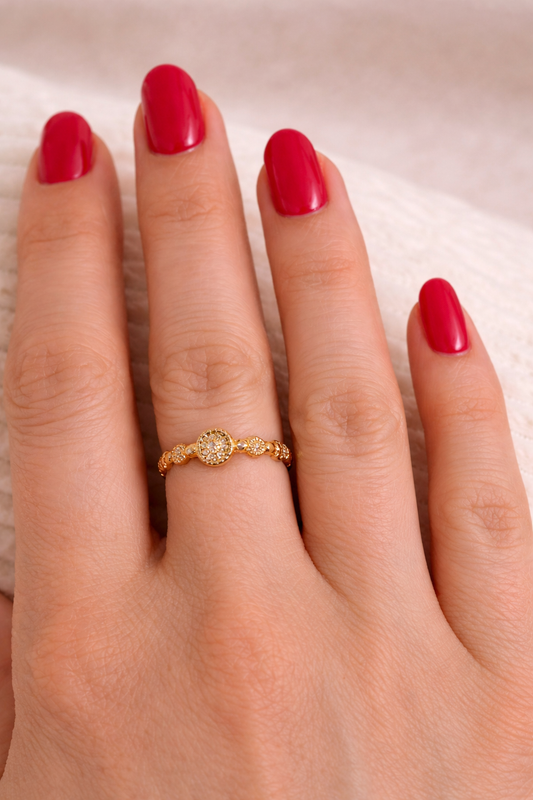 Feiner Goldring – elegant & filigran