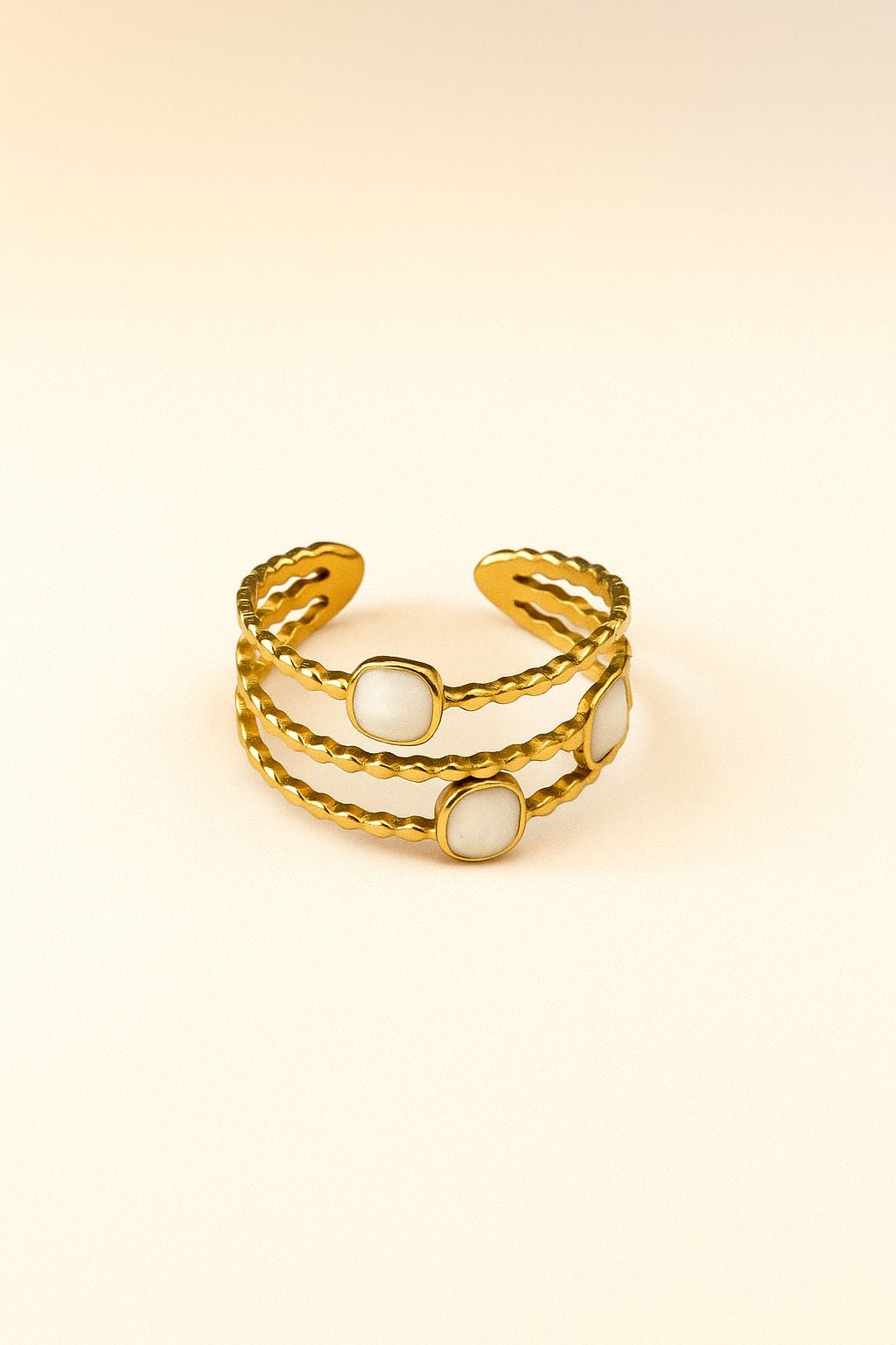 Celeste White Gem Ring