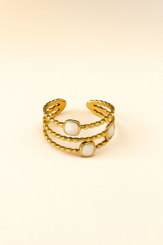 Celeste White Gem Ring