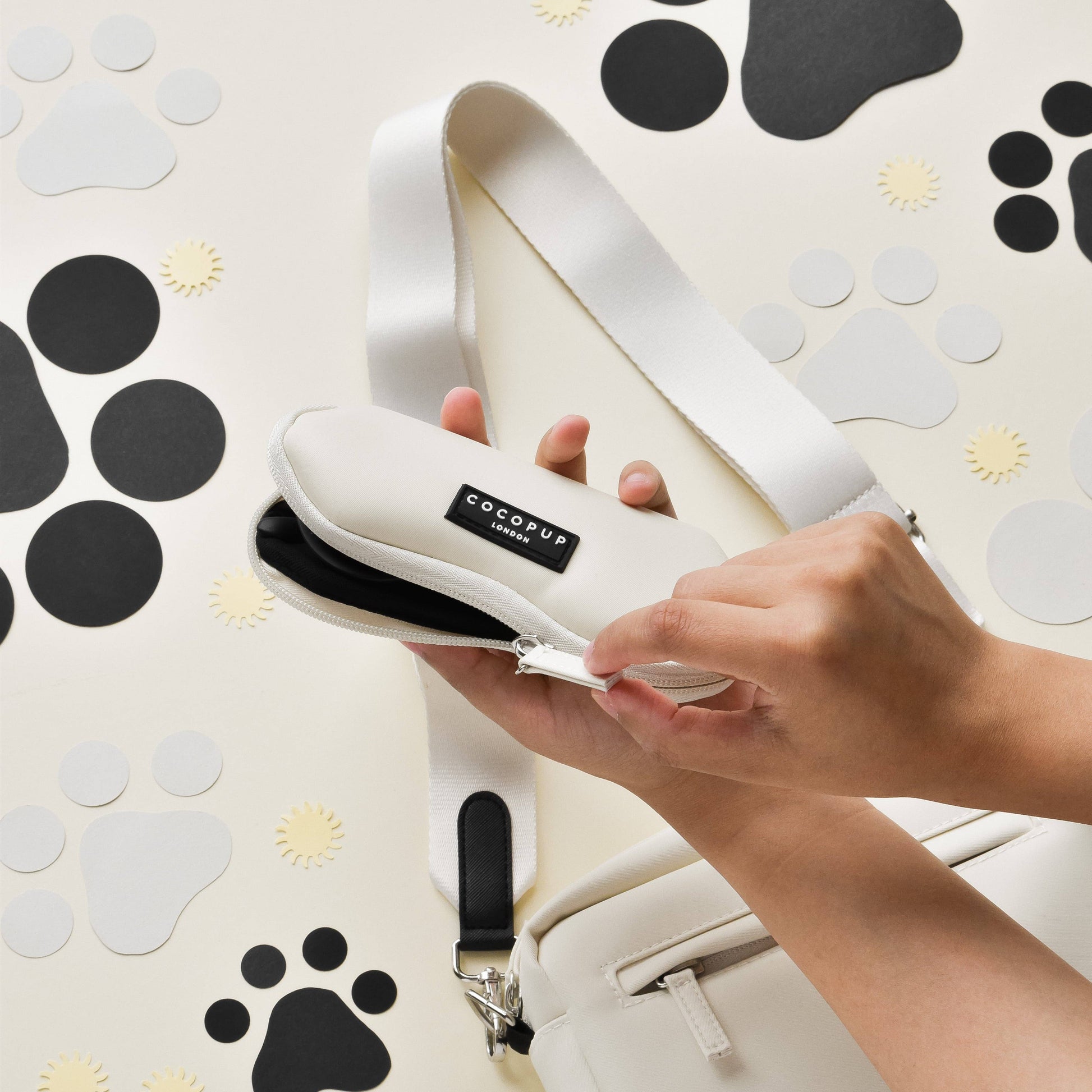 COCOPUP London - Sonnenbrillenetui - Oyster White - Elli by Lena & Lisa