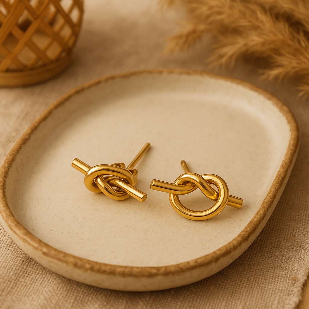 Ohrstecker im Knoten-Design