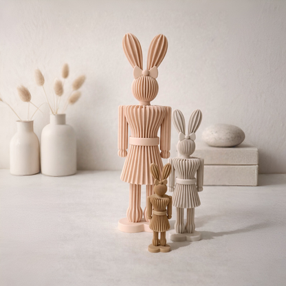 Lady Mümmel – süßes Häschen in Nussknacker-Optik