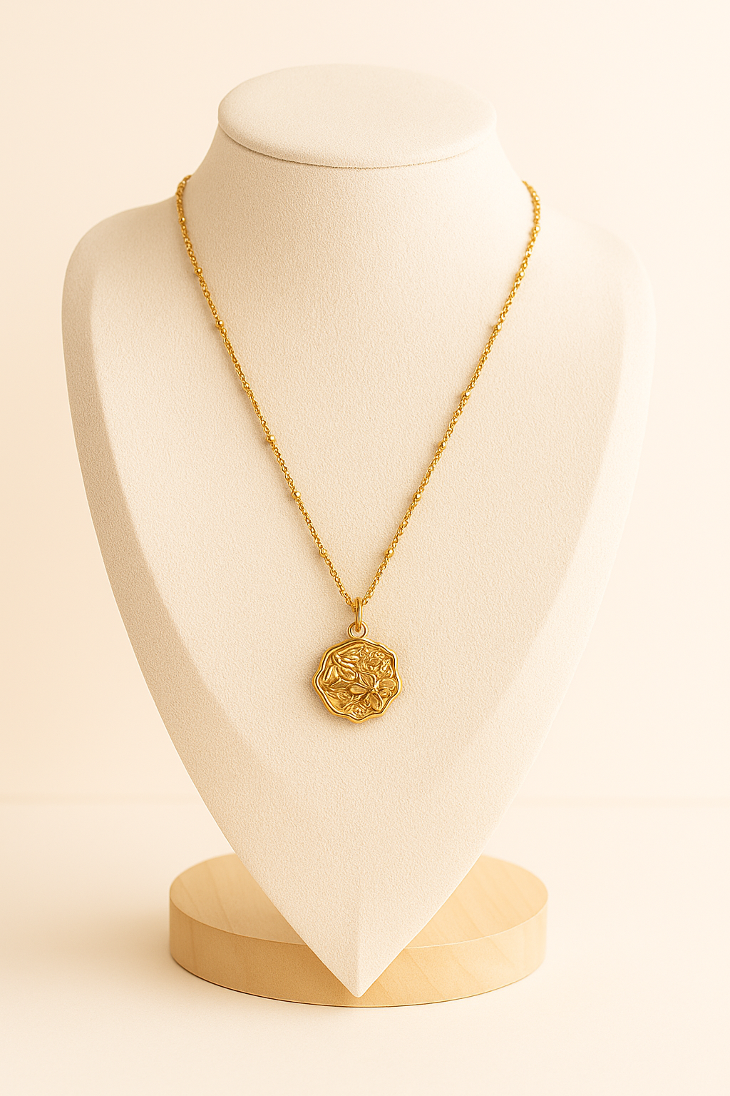 Golden Nature Emblem Kette