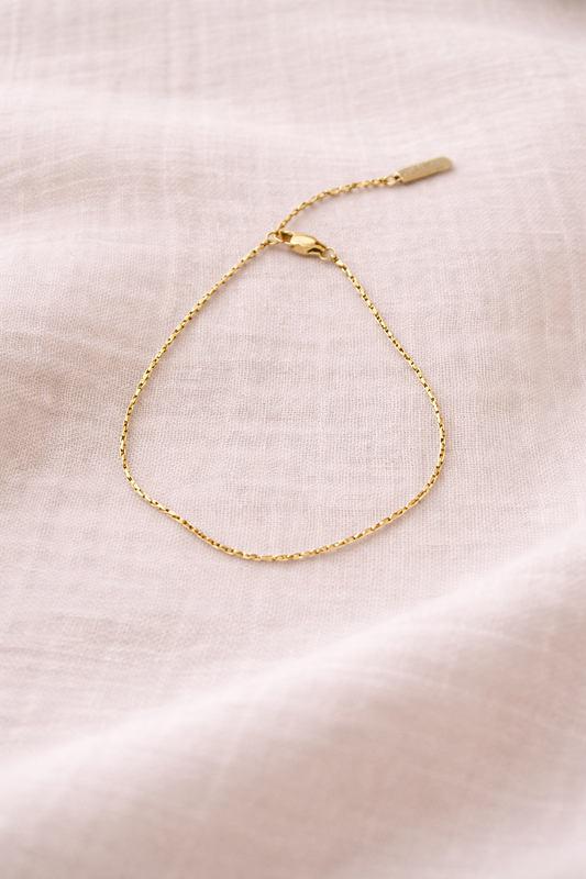 Zartes Gliederarmband – filigran & minimalistisch (Gold & Silber)