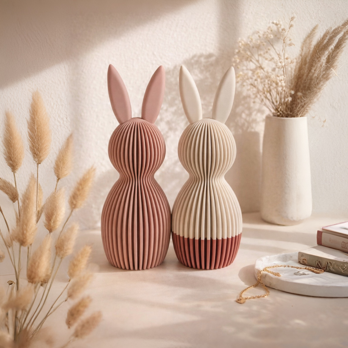 Moderner Osterhase mit Geheimfach