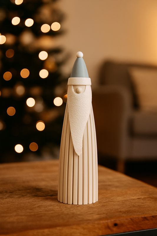 Süßer minimalistischer Weihnachtsmann als Deko