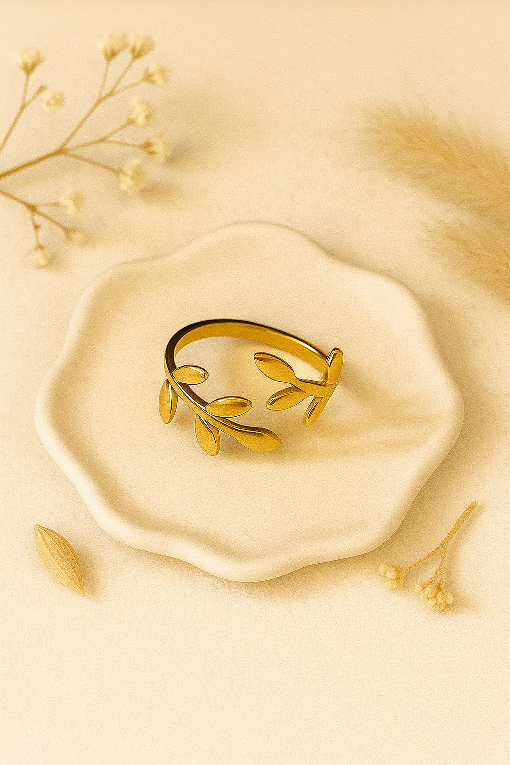 Blooming Leaf Ring