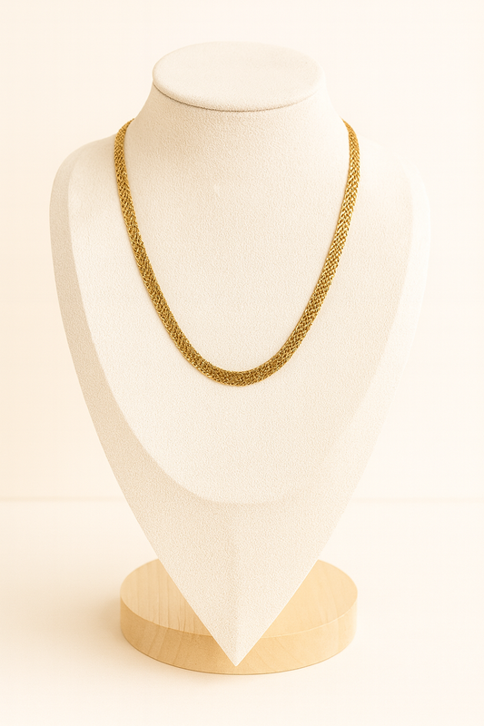 Gilded Weave Necklace