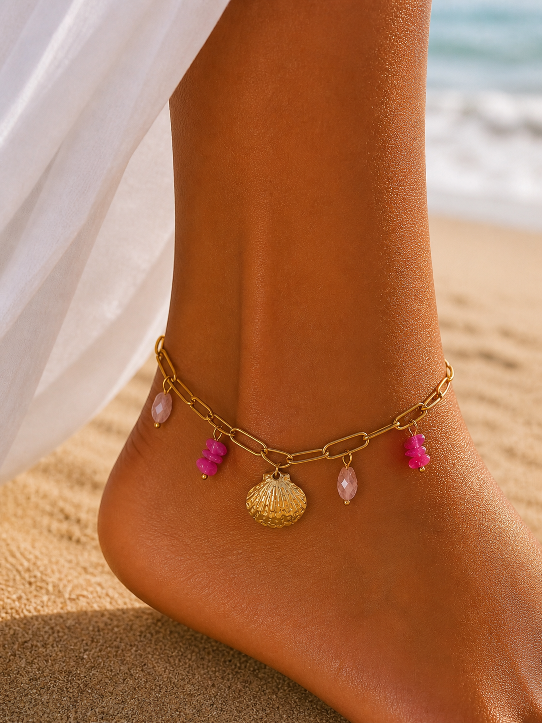 Fußkettchen Boho Summer Collection 🌺