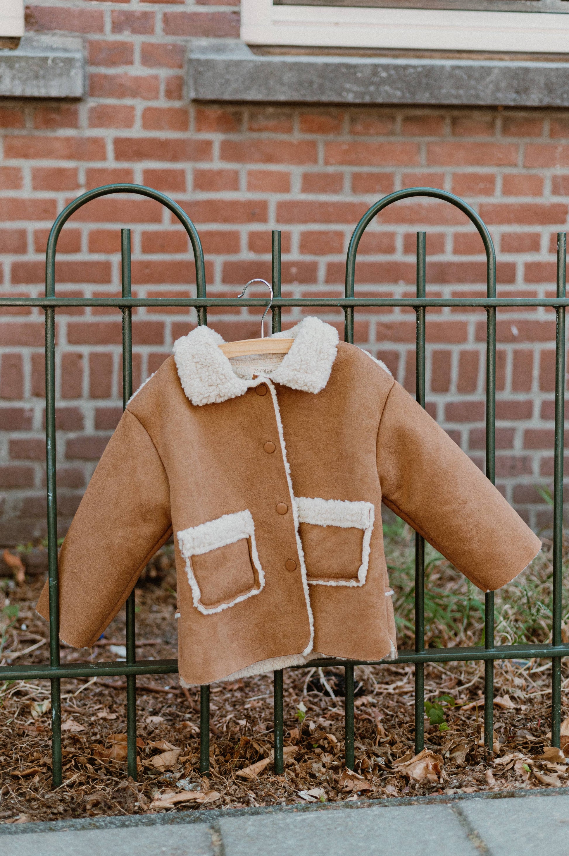 Jacke für Kinder mit Fellkragen