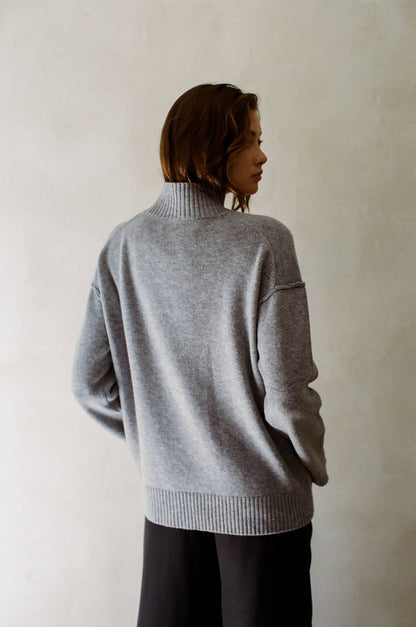 Weicher Damenpullover aus Wollmix
