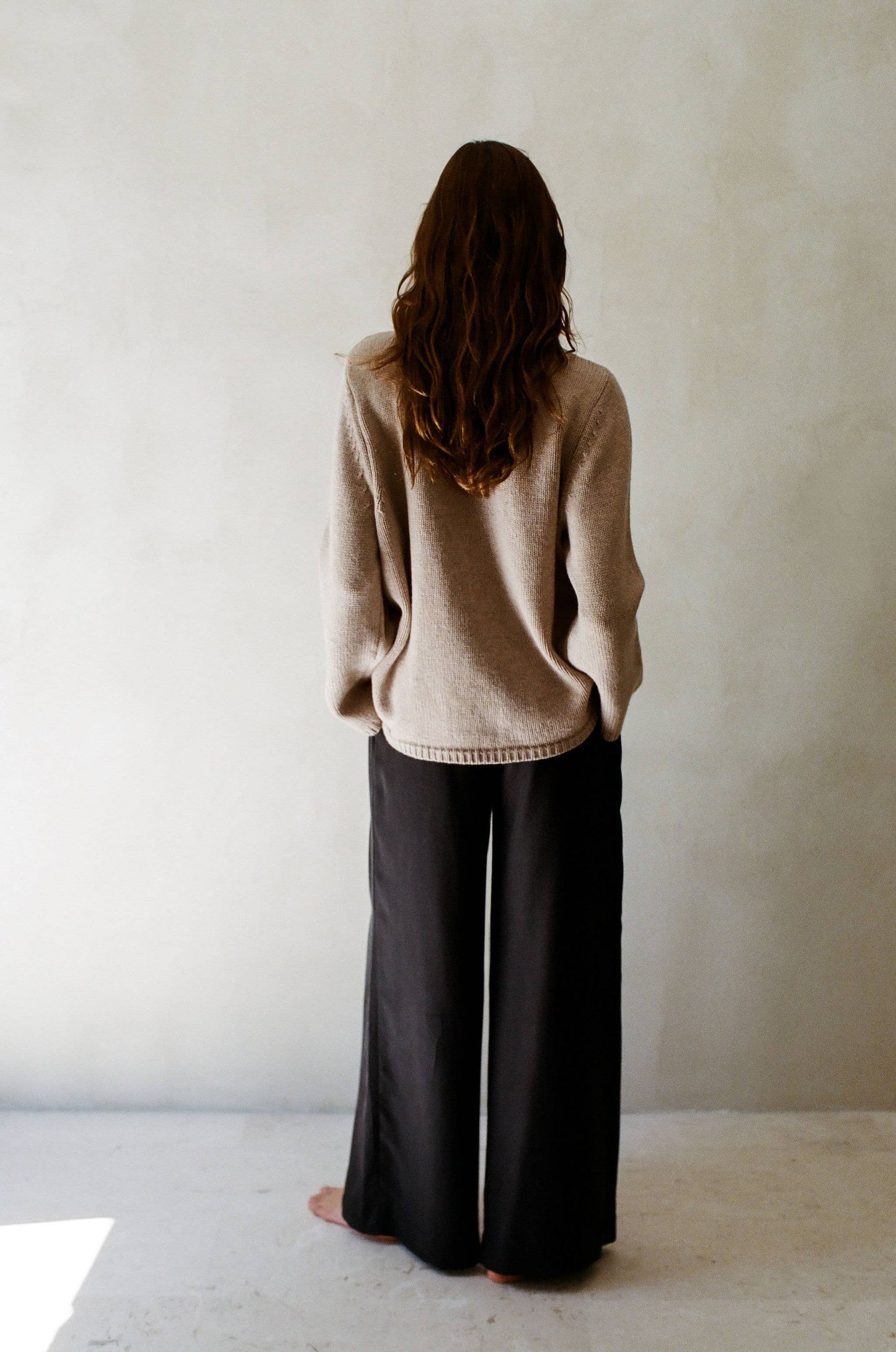 Weicher Strickpullover aus Wolle und Kaschmir