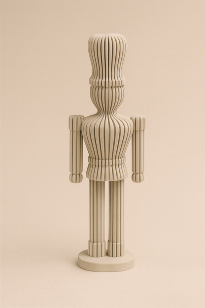 Moderner Nussknacker als Weihnachtsdekoration