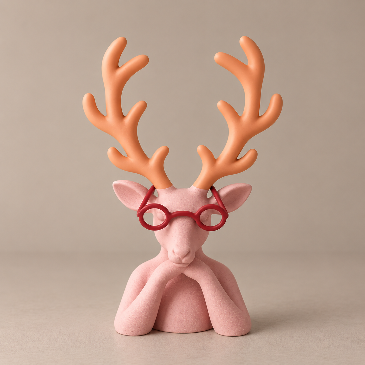Hirsch Deko mit Geweih | mit oder ohne Brille