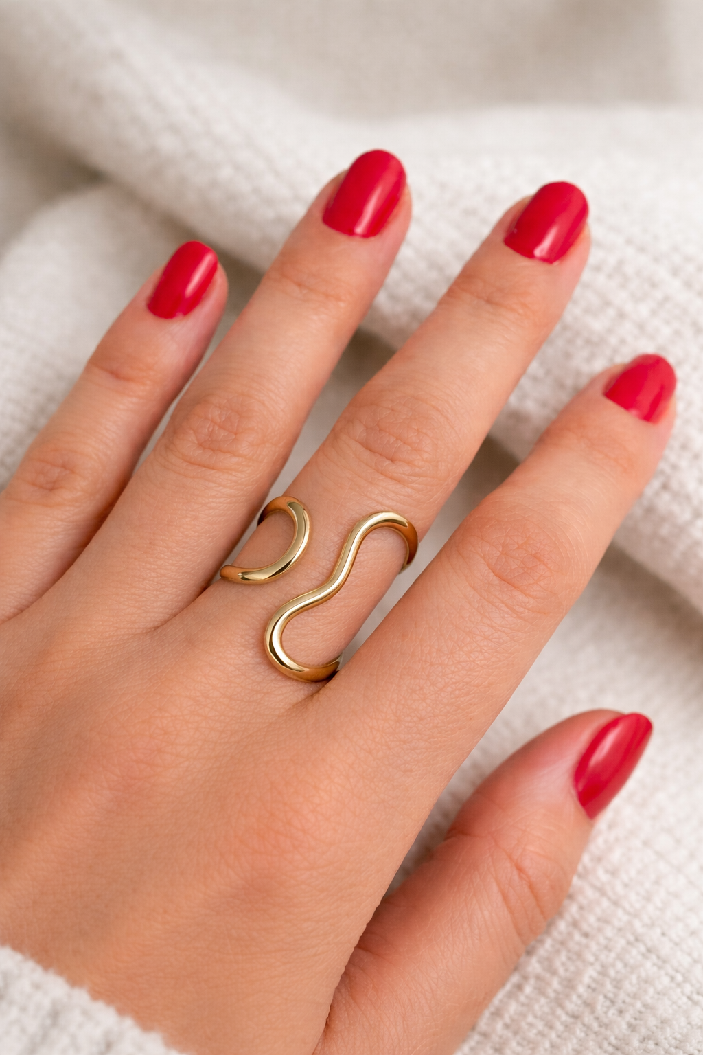 Statement Ring - Edelstahl (wasserfest & langlebig)