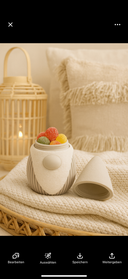 Süßer weihnachtlicher Gnom / Wichtel