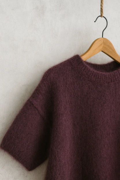 Weicher Strickpullover aus Mohair