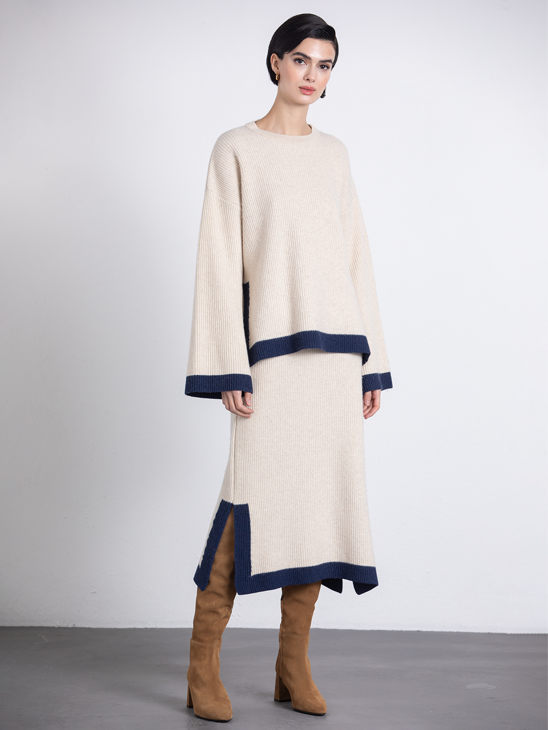 Warmer Strickrock Damen