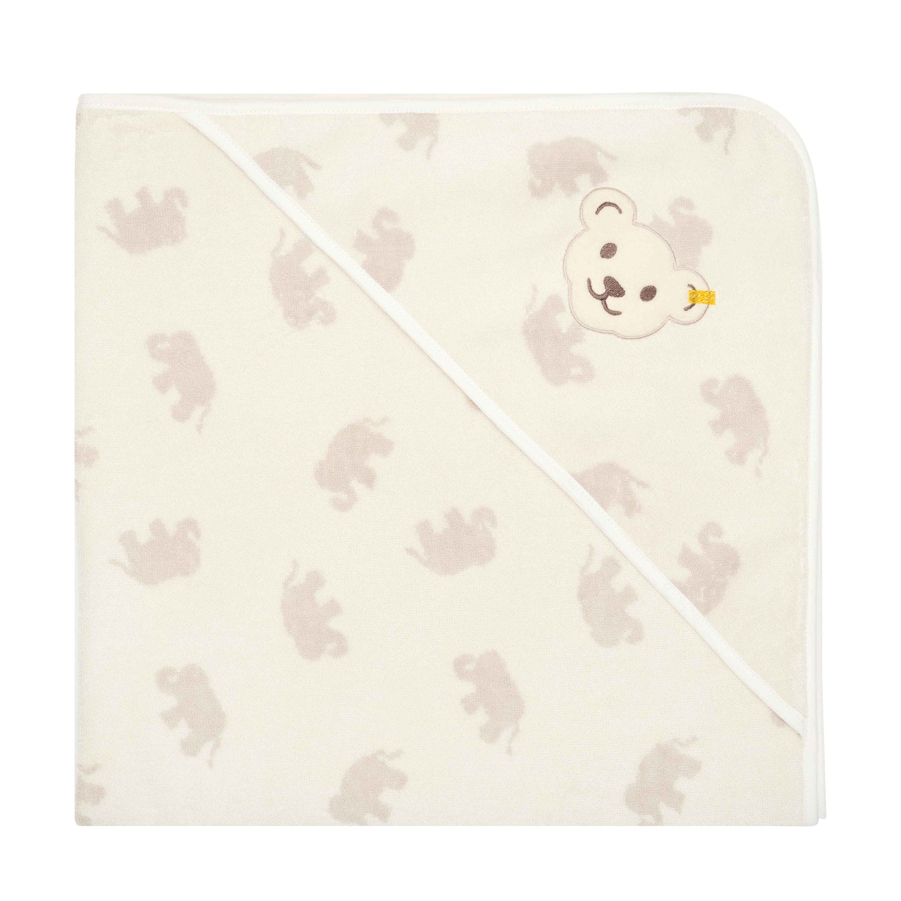Baby-Badetuch aus hochwertigem Material, ideal für empfindliche Haut nach dem Baden.