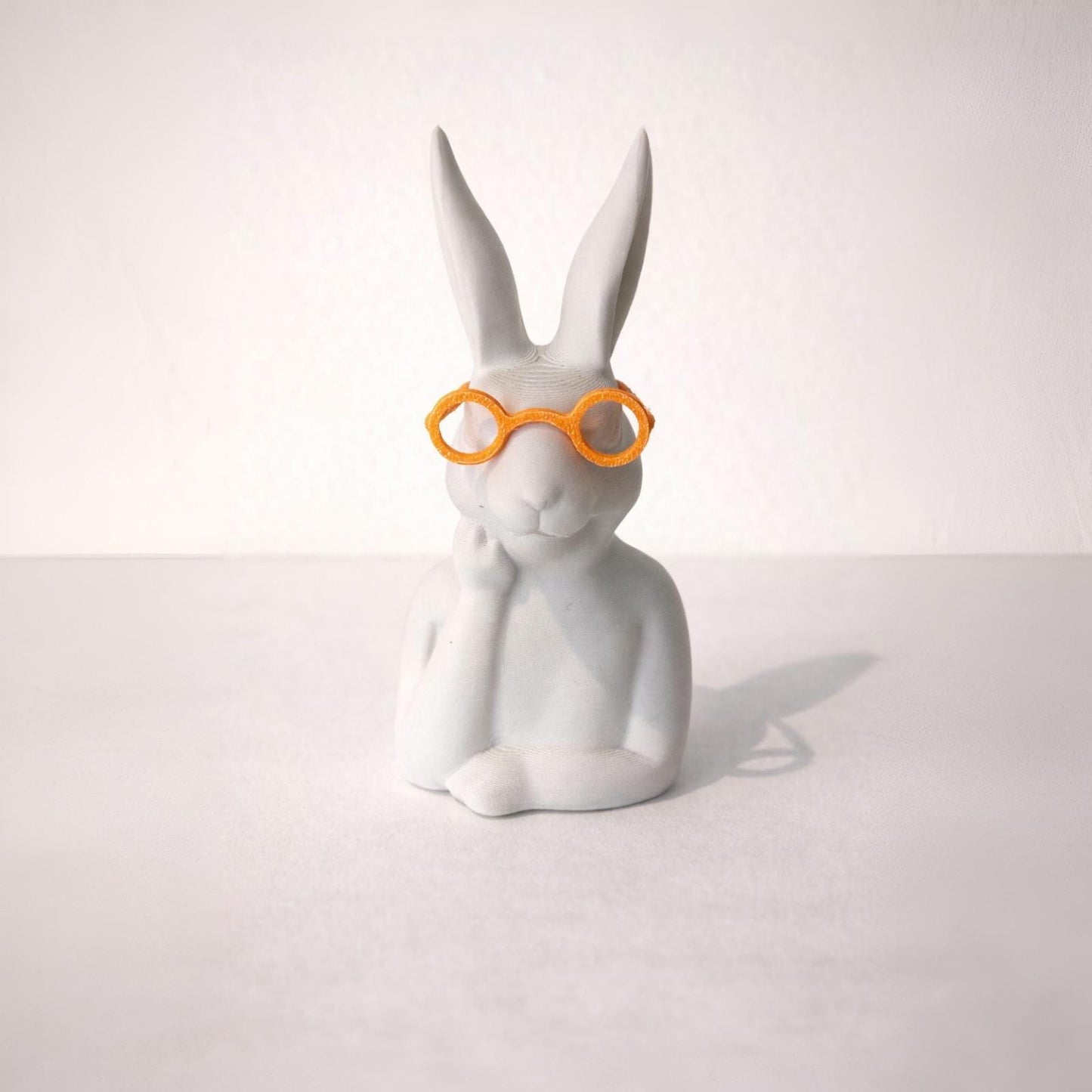 Deko Hase mit oder ohne Brille