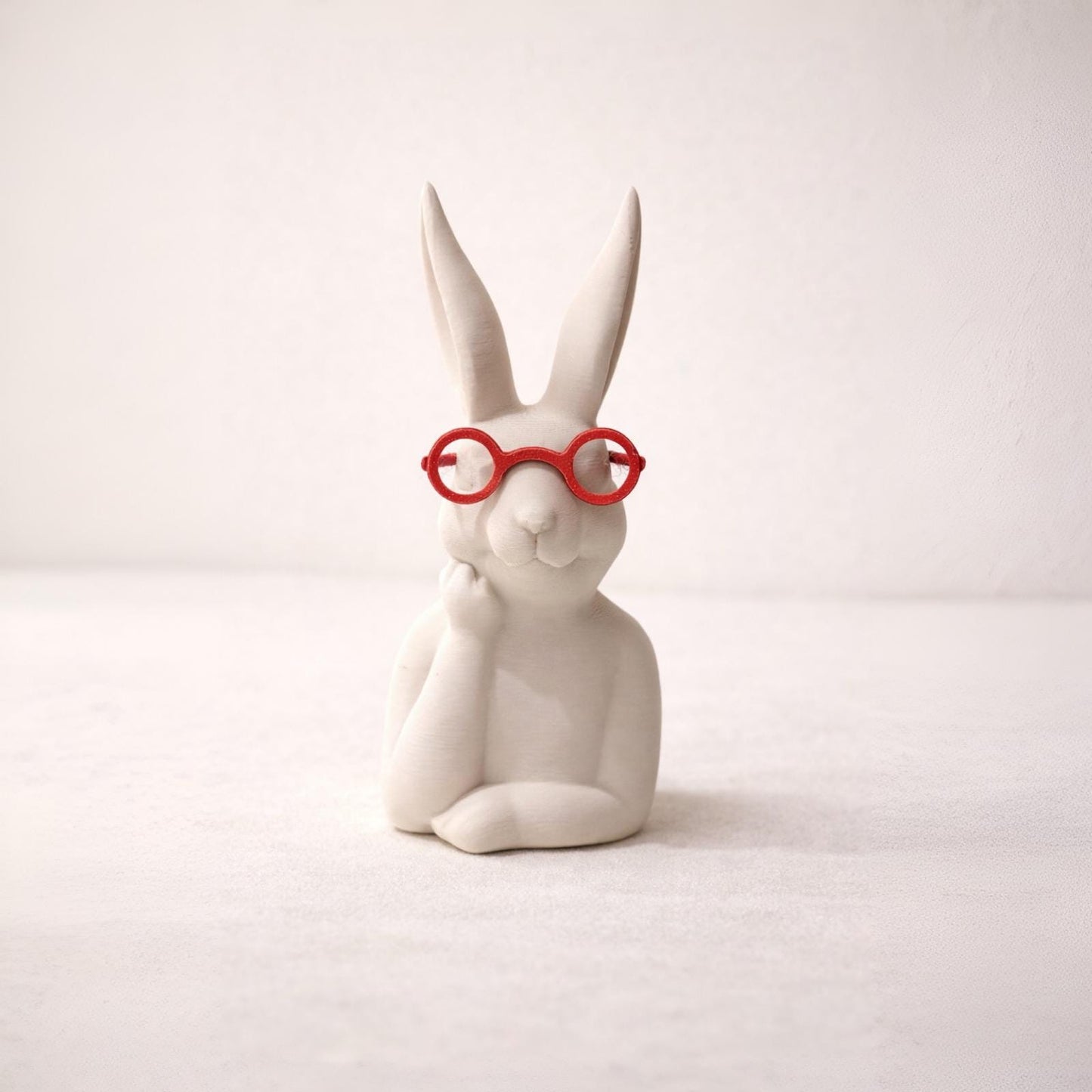 Deko Hase mit oder ohne Brille