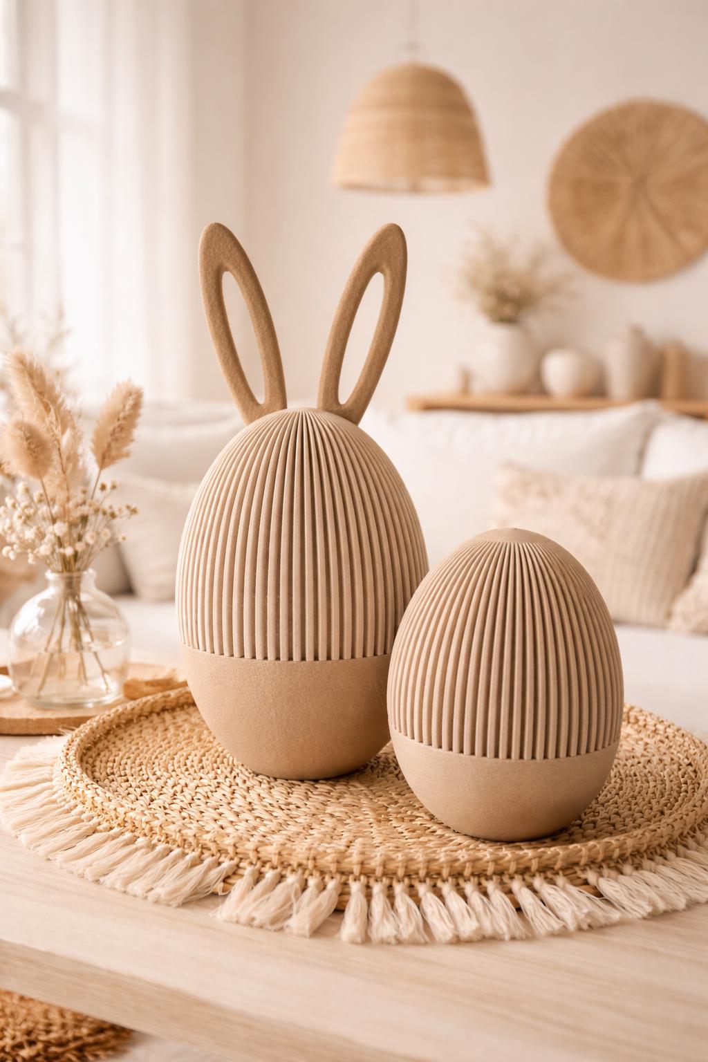 Deko-Ei zum Aufschrauben mit oder ohne Ohren