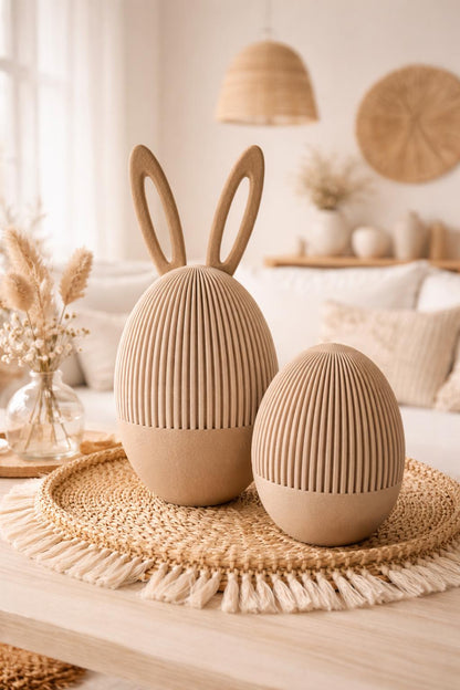 Deko-Ei zum Aufschrauben mit oder ohne Ohren