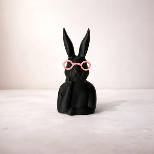 Deko Hase mit oder ohne Brille