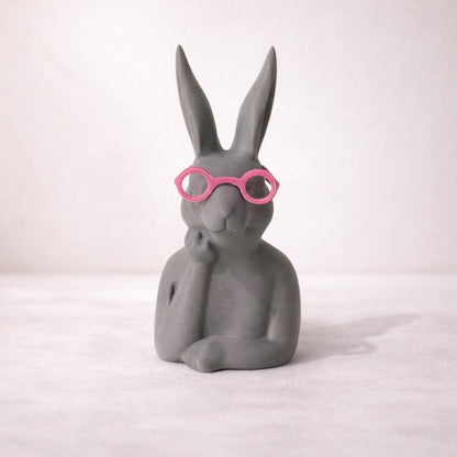 Deko Hase mit oder ohne Brille