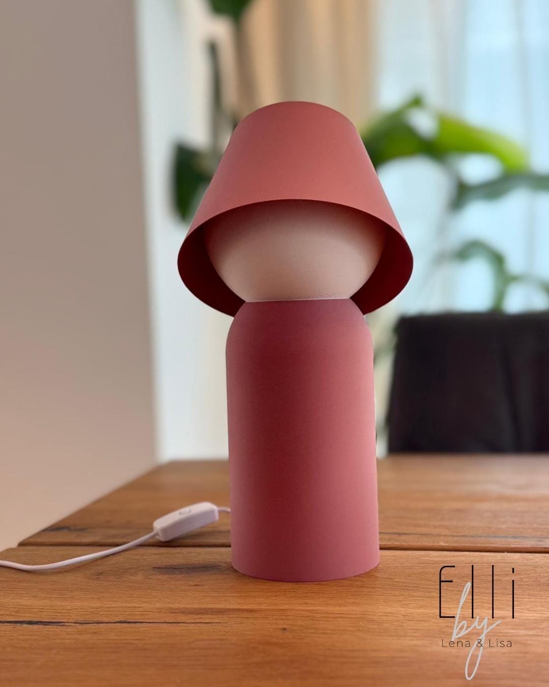 3D-gedruckte Designlampe mit verstellbarem Hut