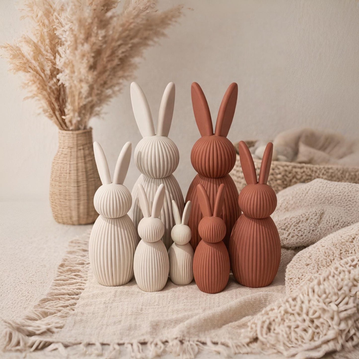 3D gedruckter Deko Hase „Hubert“