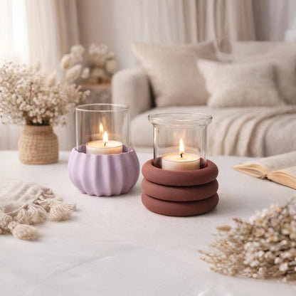 3Dgedruckter Bubble-Windlichthalter