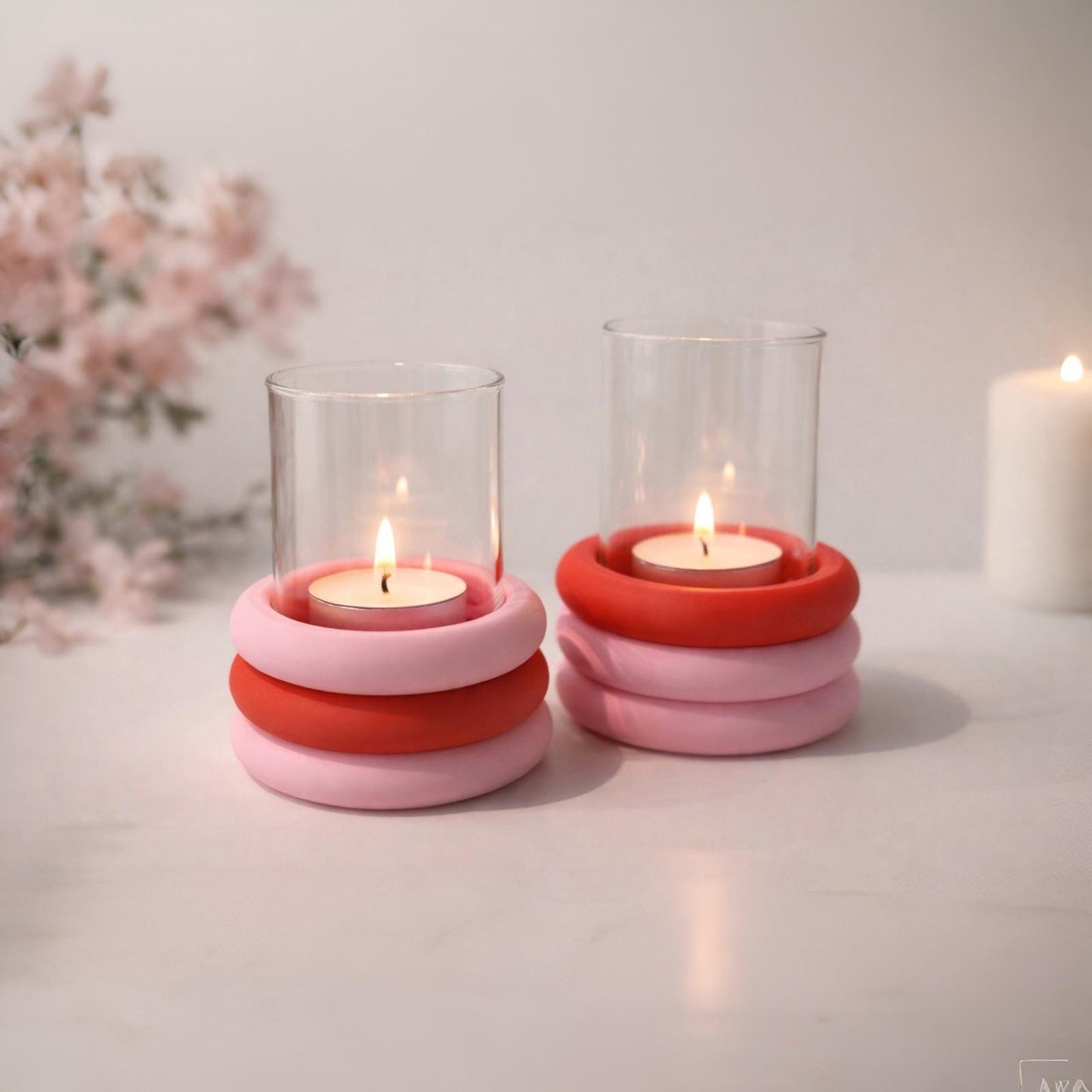 3Dgedruckter Bubble-Windlichthalter