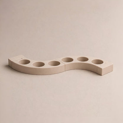 Basis Stecksystem Kerzenring | modular kombinierbar | Ring oder Welle möglich | passend für Geburtstags- & Kirchendeko