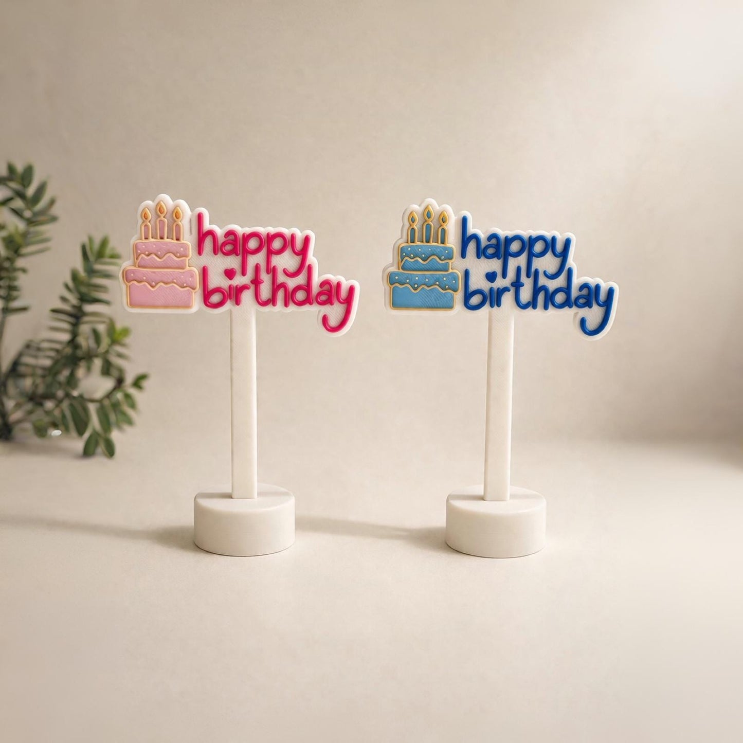 Geburtstagsdeko Stecksystem | Zahlen 0-9 einzeln oder Set | Happy Birthday Regenbogen Girlande | personalisierbare Deko | wiederverwendbar