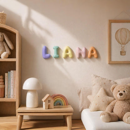 3D-Druck-Keramikbuchstaben personalisiert