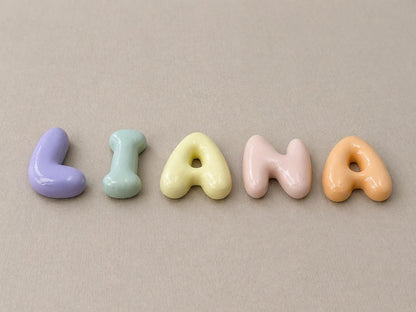 3D-Druck-Keramikbuchstaben personalisiert