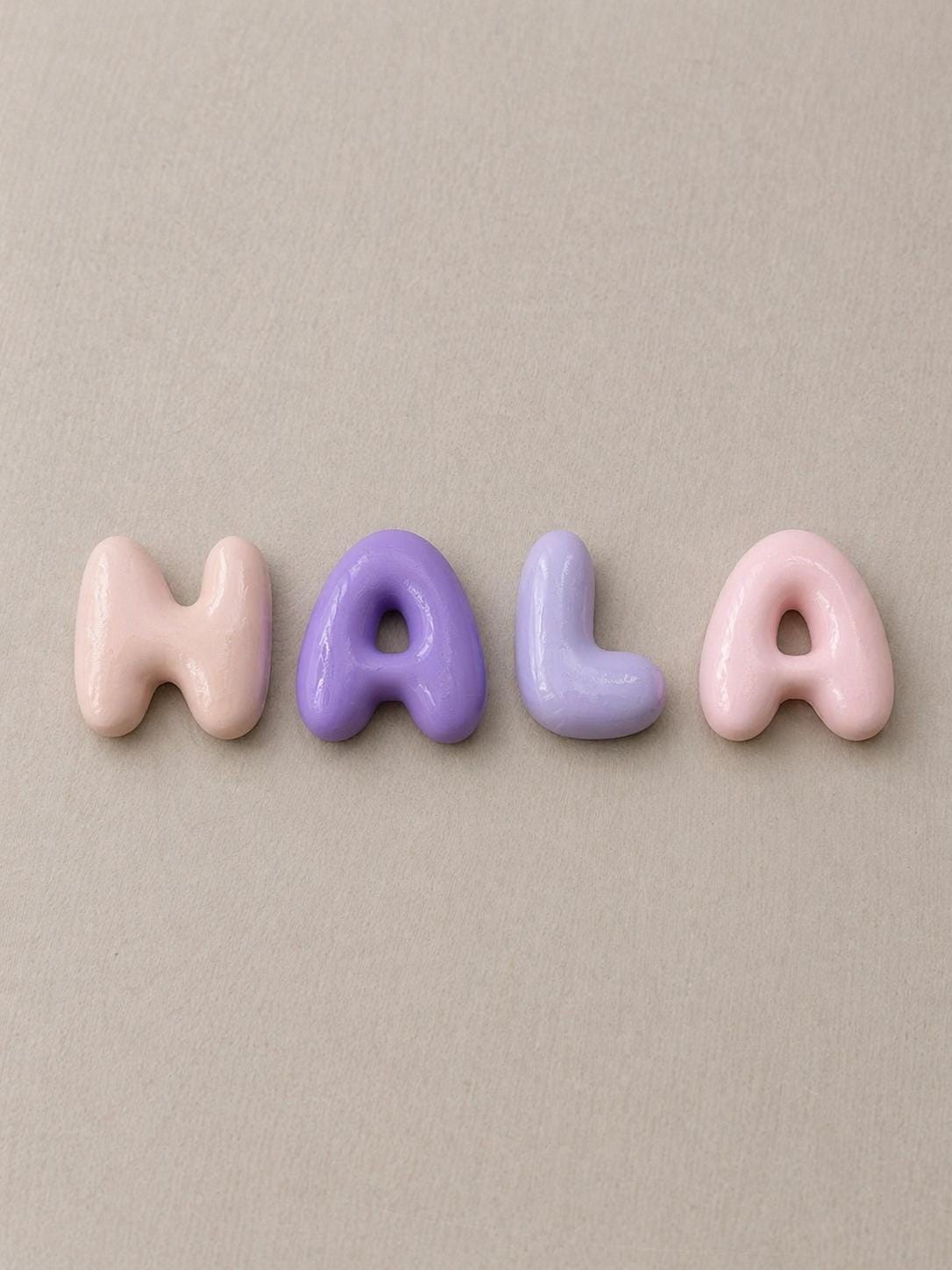 3D-Druck-Keramikbuchstaben personalisiert