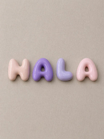 3D-Druck-Keramikbuchstaben personalisiert