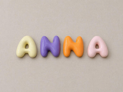 3D-Druck-Keramikbuchstaben personalisiert