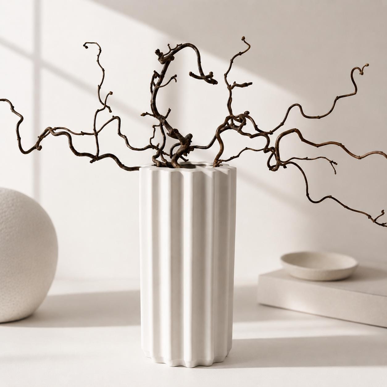 Moderne Vase im minimalistischen Design