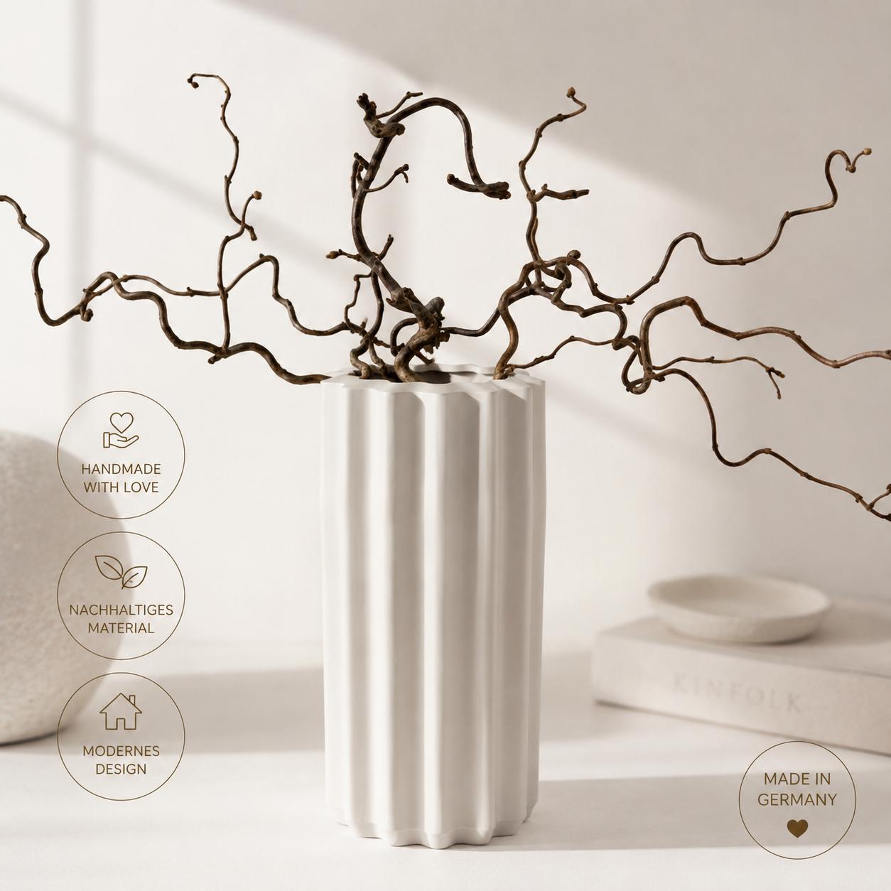 Moderne Vase im minimalistischen Design